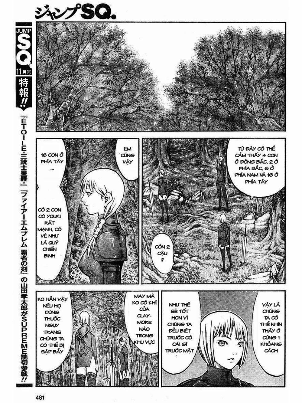 Truyện Tranh Claymore Mắt Bạc trang 4