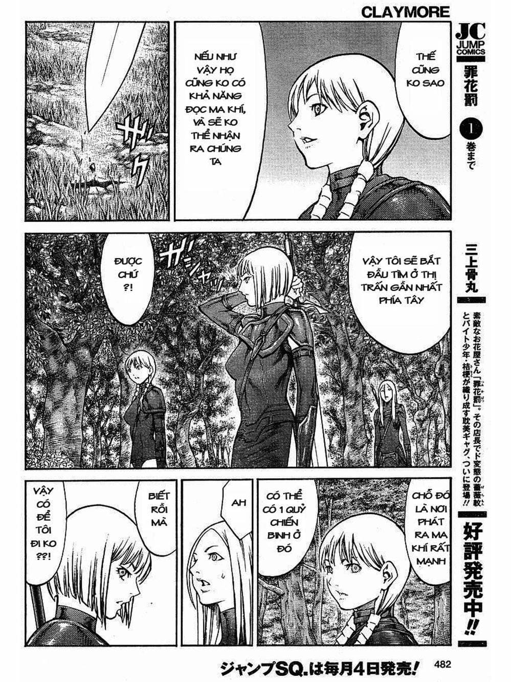 Truyện Tranh Claymore Mắt Bạc trang 4