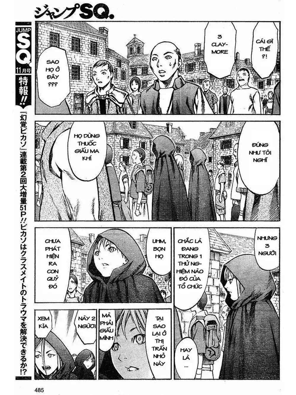 Truyện Tranh Claymore Mắt Bạc trang 4