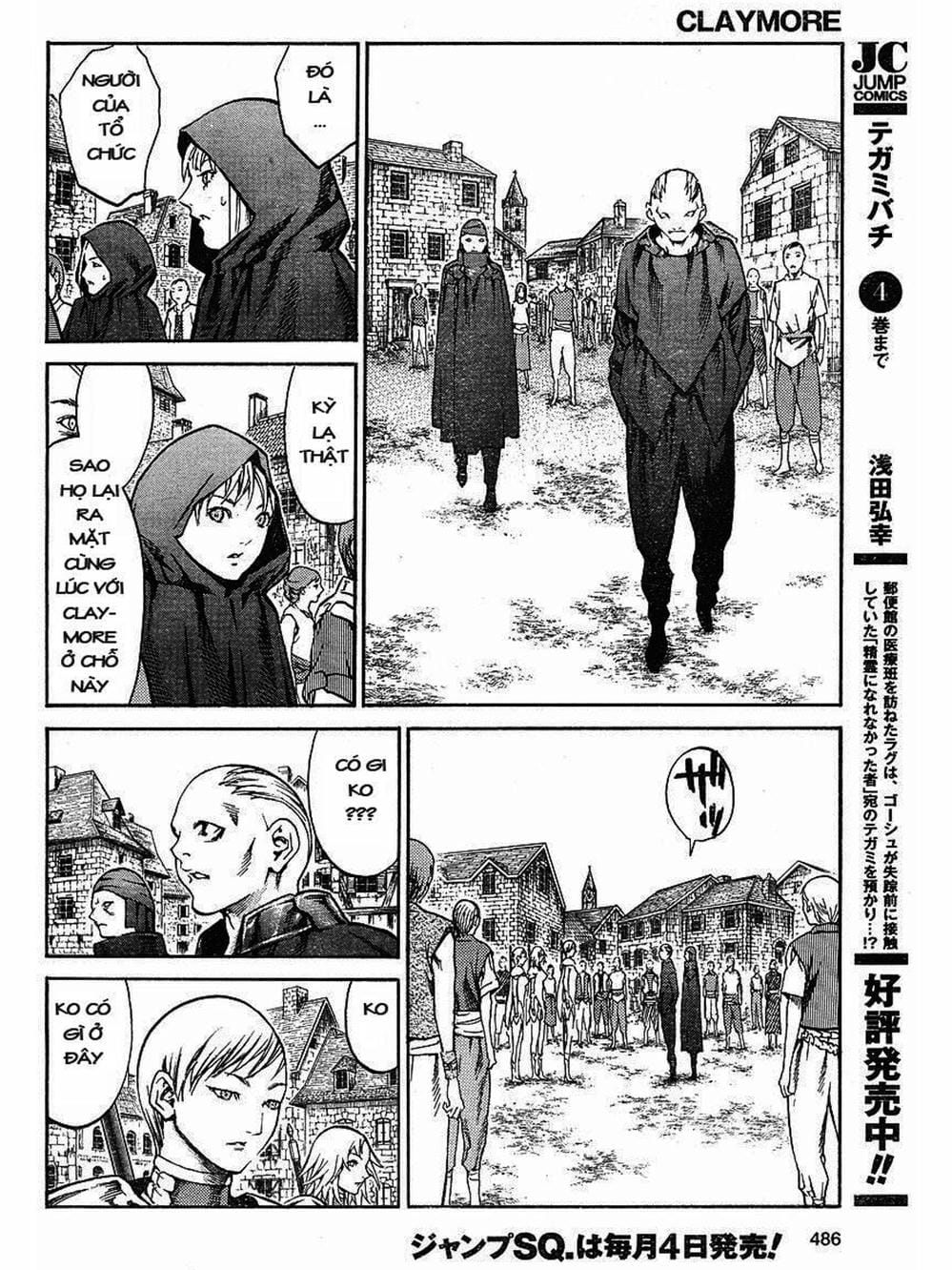 Truyện Tranh Claymore Mắt Bạc trang 4