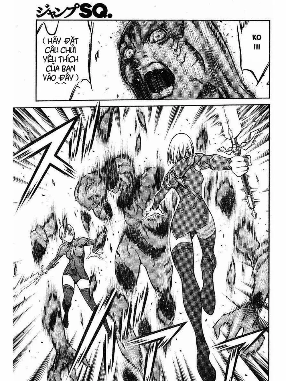 Truyện Tranh Claymore Mắt Bạc trang 4