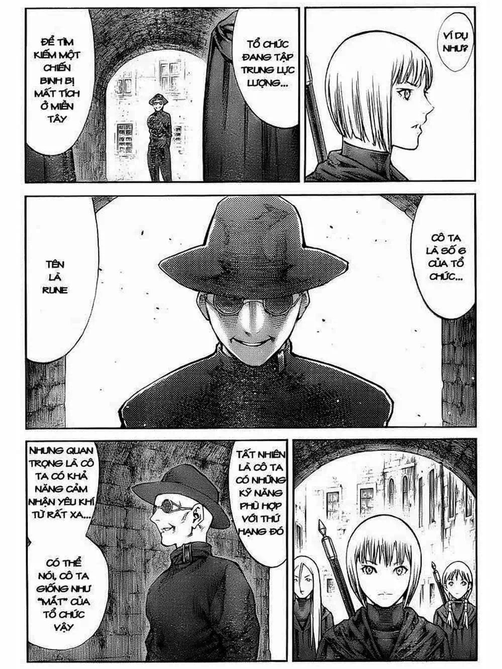 Truyện Tranh Claymore Mắt Bạc trang 4