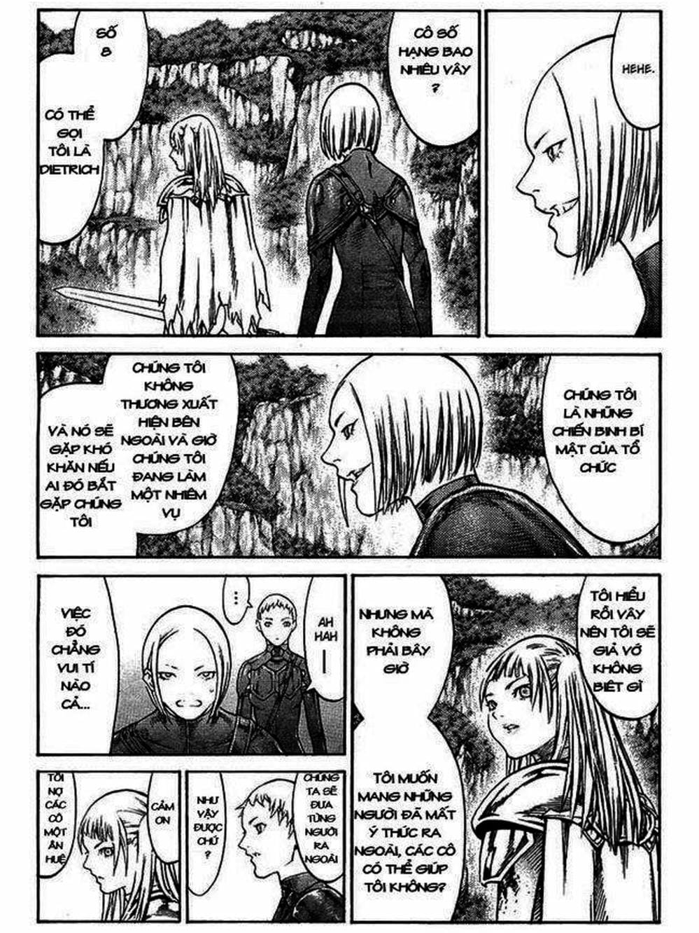 Truyện Tranh Claymore Mắt Bạc trang 4