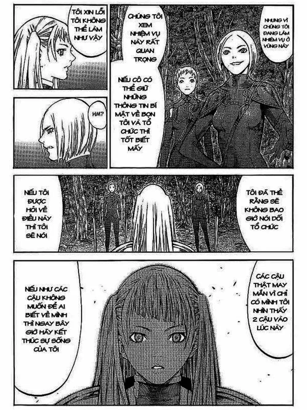 Truyện Tranh Claymore Mắt Bạc trang 4