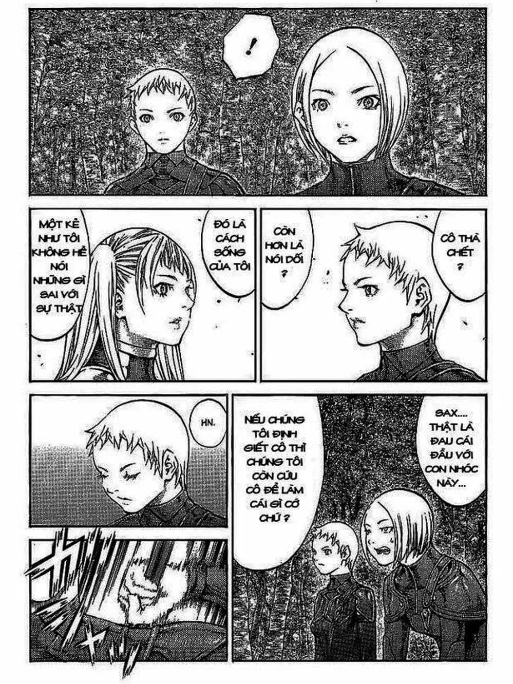 Truyện Tranh Claymore Mắt Bạc trang 4