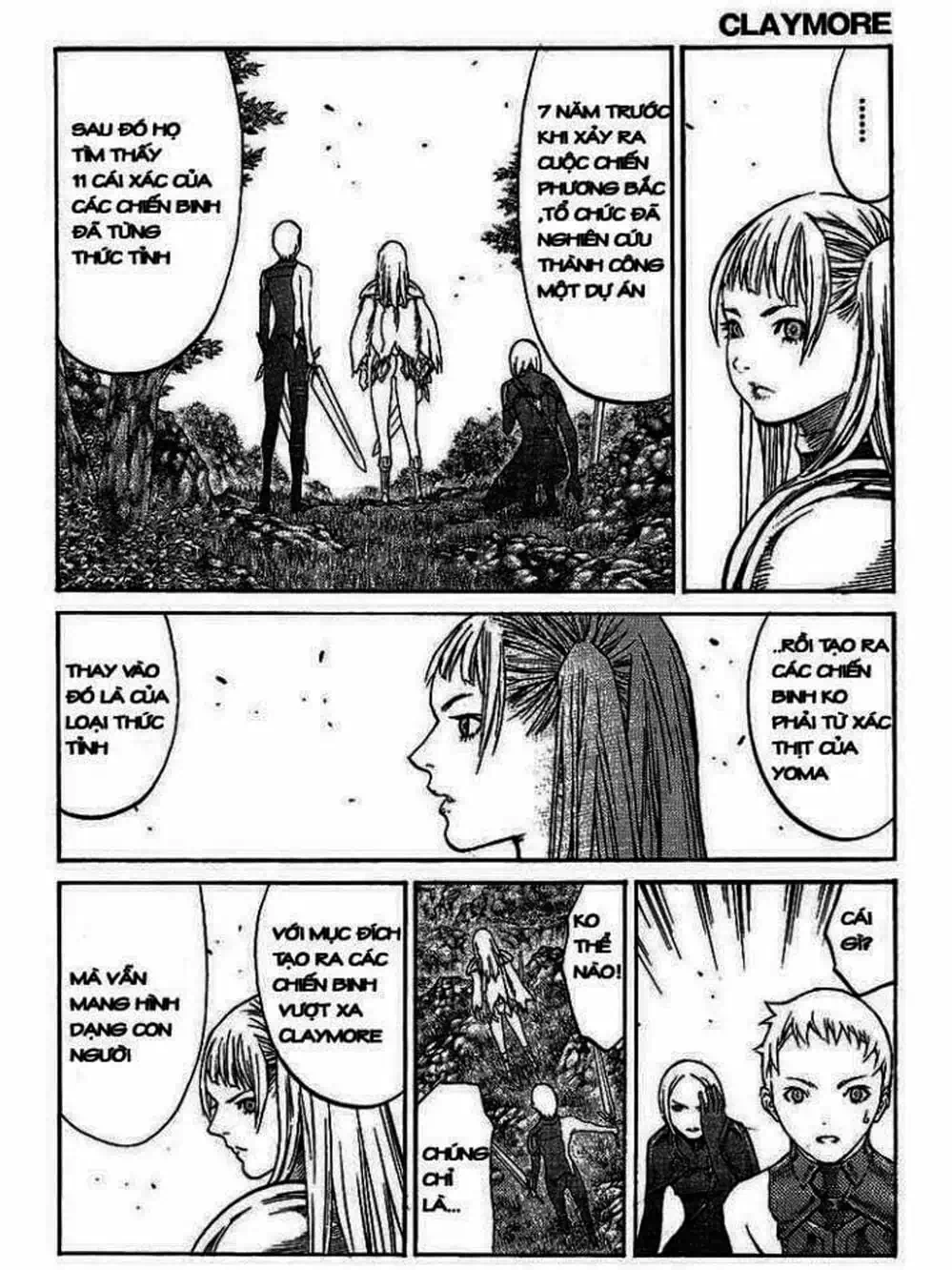 Truyện Tranh Claymore Mắt Bạc trang 4