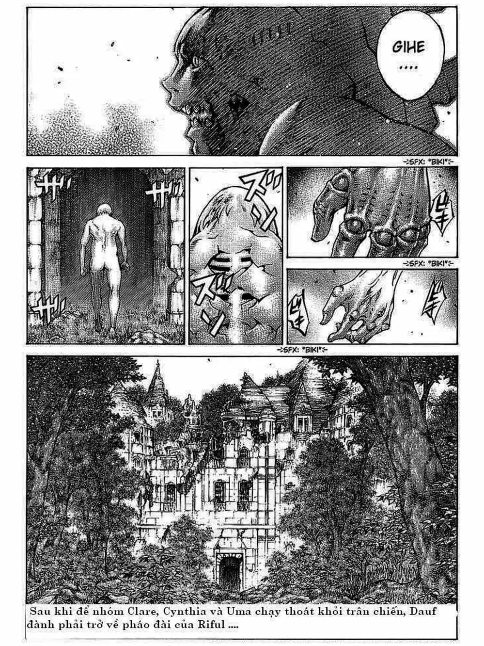 Truyện Tranh Claymore Mắt Bạc trang 4