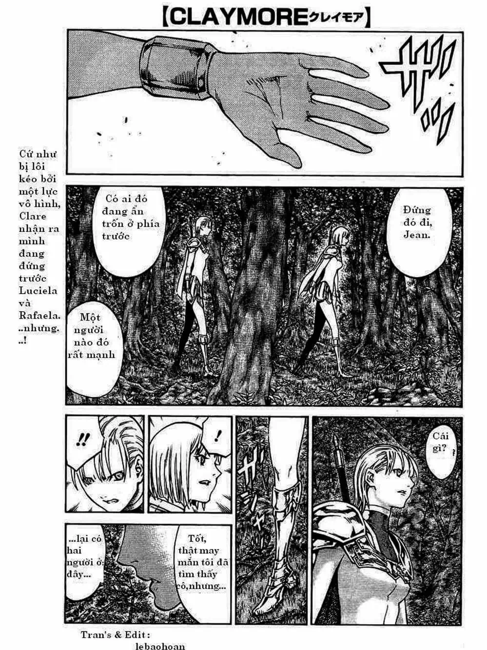 Truyện Tranh Claymore Mắt Bạc trang 4