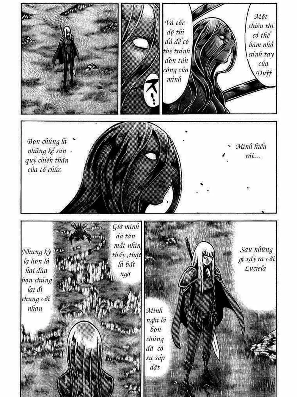 Truyện Tranh Claymore Mắt Bạc trang 4