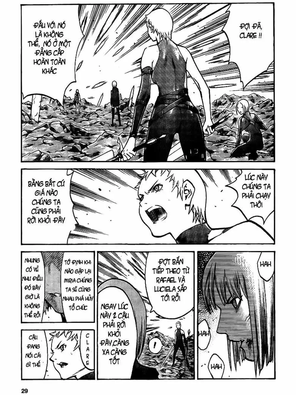 Truyện Tranh Claymore Mắt Bạc trang 4