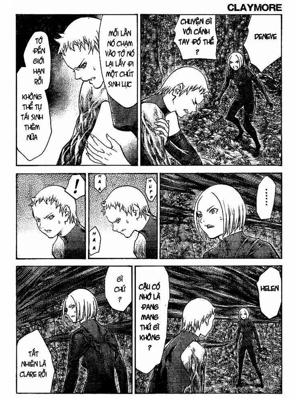 Truyện Tranh Claymore Mắt Bạc trang 4