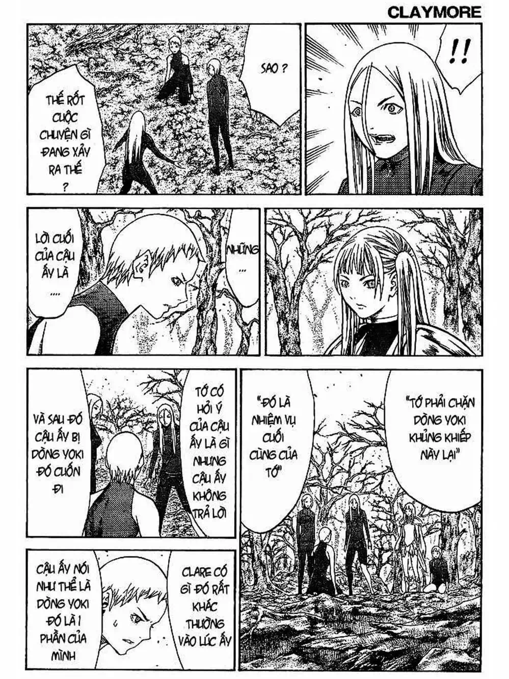 Truyện Tranh Claymore Mắt Bạc trang 4