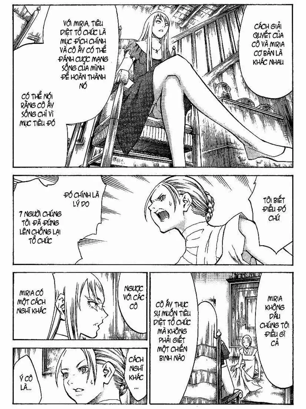 Truyện Tranh Claymore Mắt Bạc trang 4