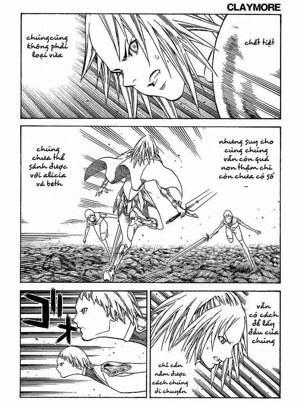 Truyện Tranh Claymore Mắt Bạc trang 4