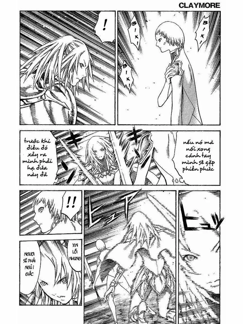 Truyện Tranh Claymore Mắt Bạc trang 4