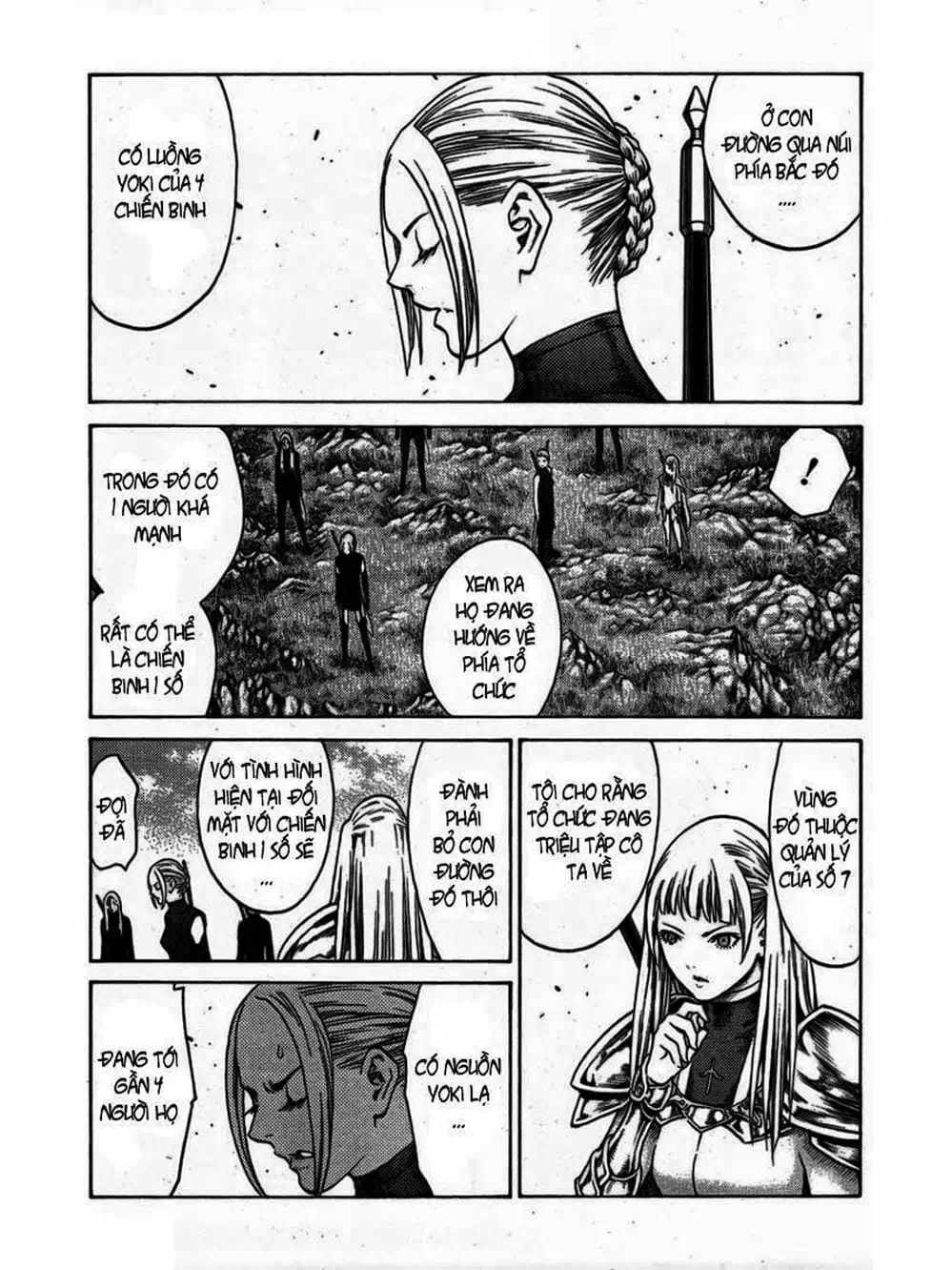 Truyện Tranh Claymore Mắt Bạc trang 4