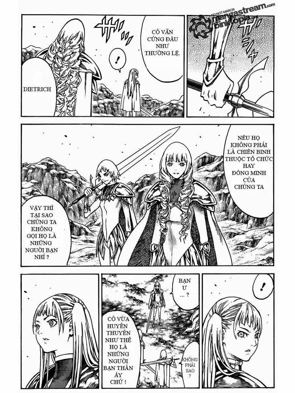 Truyện Tranh Claymore Mắt Bạc trang 4