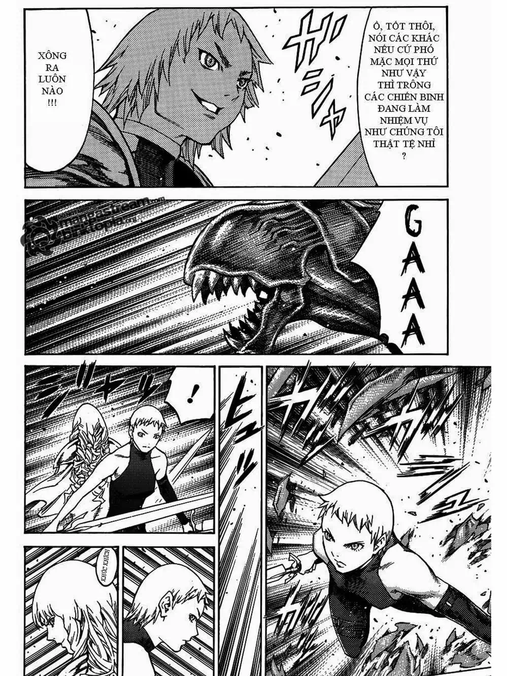Truyện Tranh Claymore Mắt Bạc trang 4