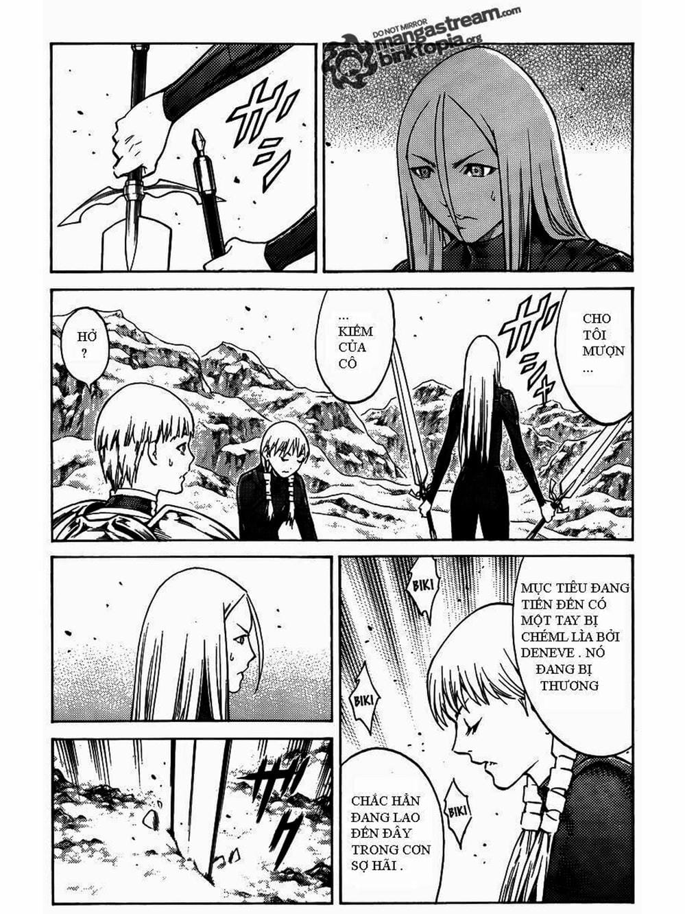 Truyện Tranh Claymore Mắt Bạc trang 4