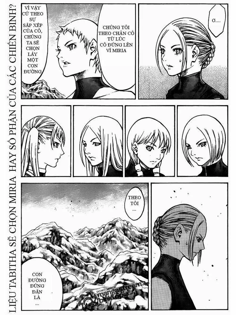 Truyện Tranh Claymore Mắt Bạc trang 4