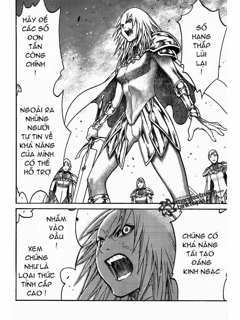 Truyện Tranh Claymore Mắt Bạc trang 4