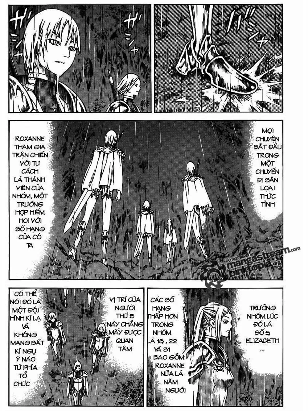 Truyện Tranh Claymore Mắt Bạc trang 4