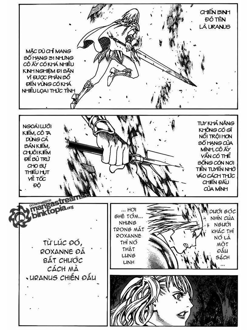 Truyện Tranh Claymore Mắt Bạc trang 4