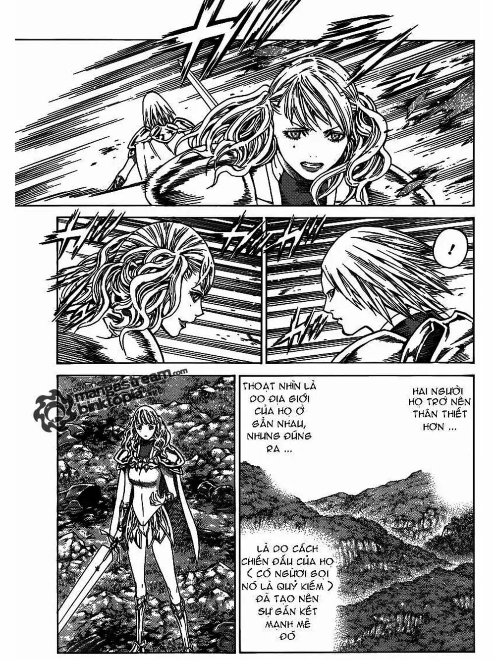 Truyện Tranh Claymore Mắt Bạc trang 4