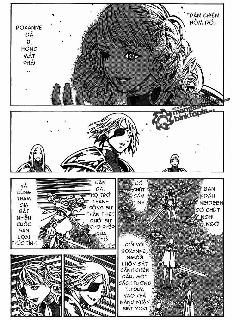 Truyện Tranh Claymore Mắt Bạc trang 4