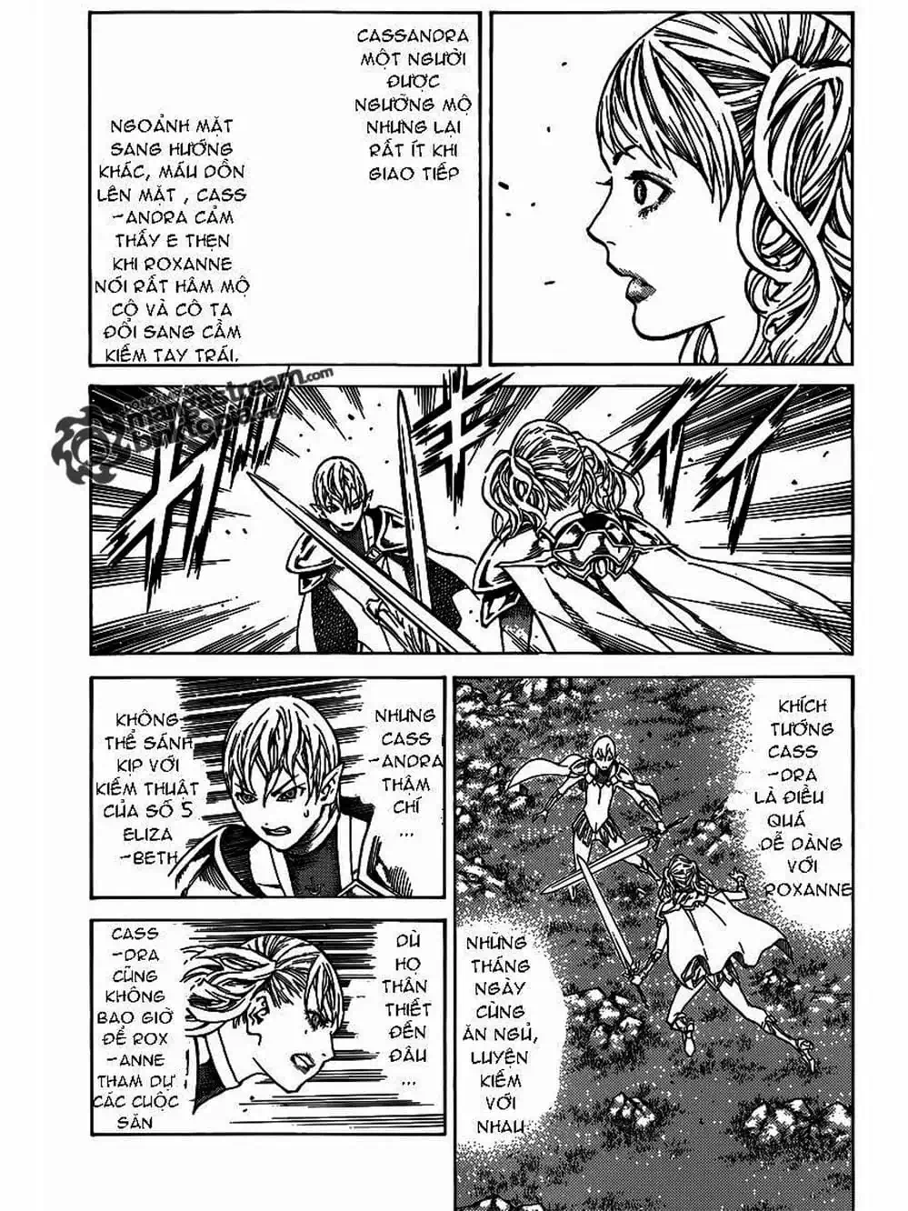 Truyện Tranh Claymore Mắt Bạc trang 4