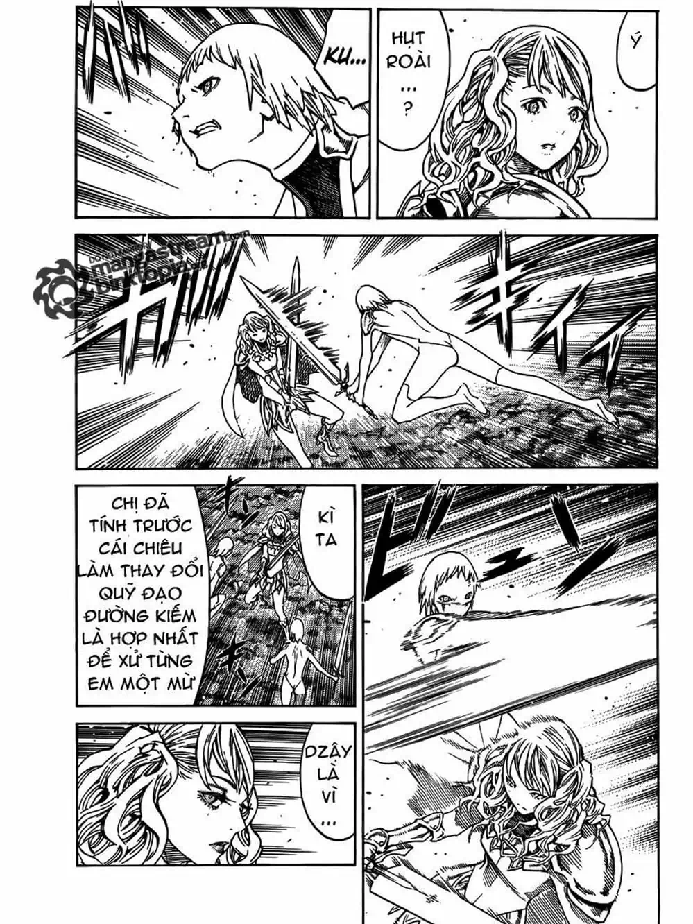 Truyện Tranh Claymore Mắt Bạc trang 4