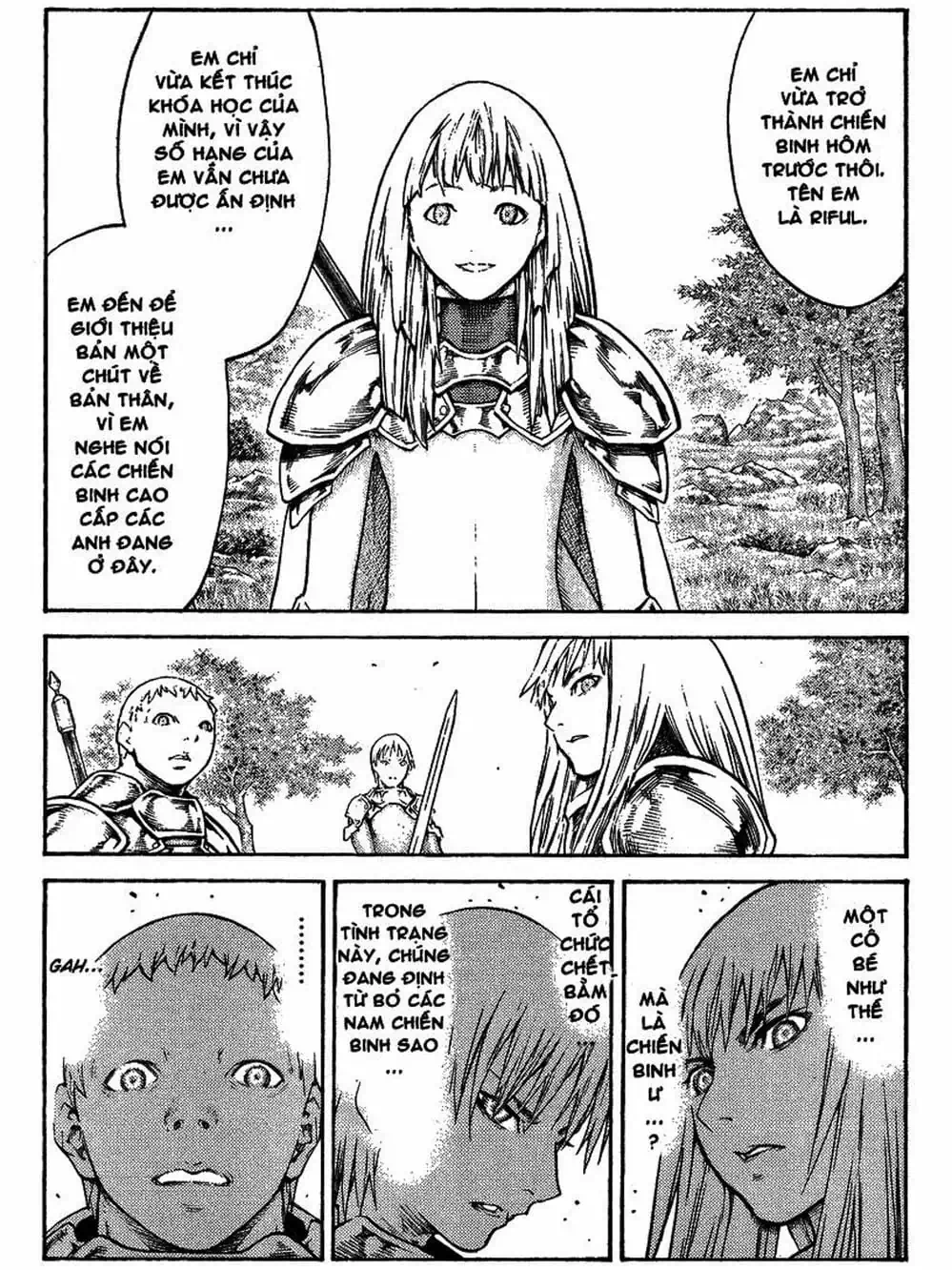Truyện Tranh Claymore Mắt Bạc trang 4