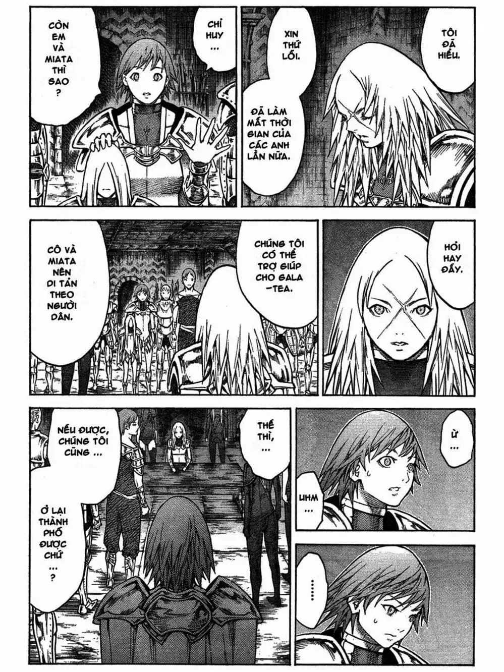 Truyện Tranh Claymore Mắt Bạc trang 4