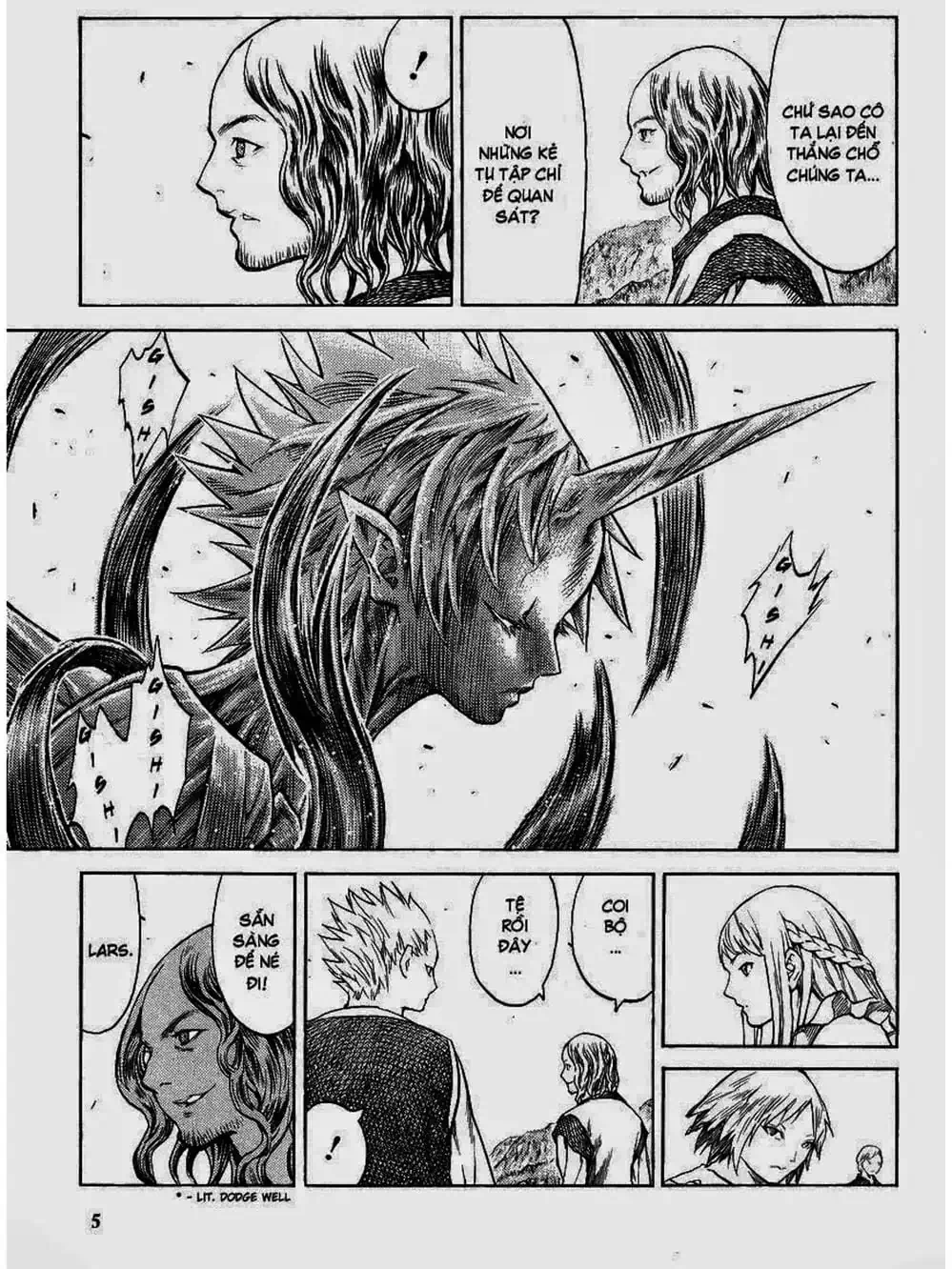 Truyện Tranh Claymore Mắt Bạc trang 4