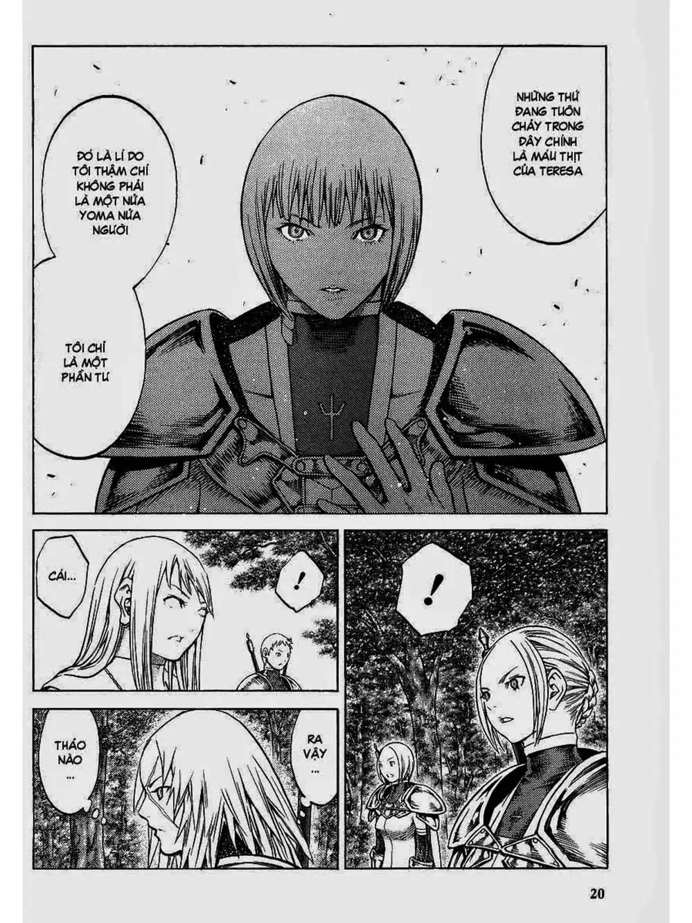 Truyện Tranh Claymore Mắt Bạc trang 4