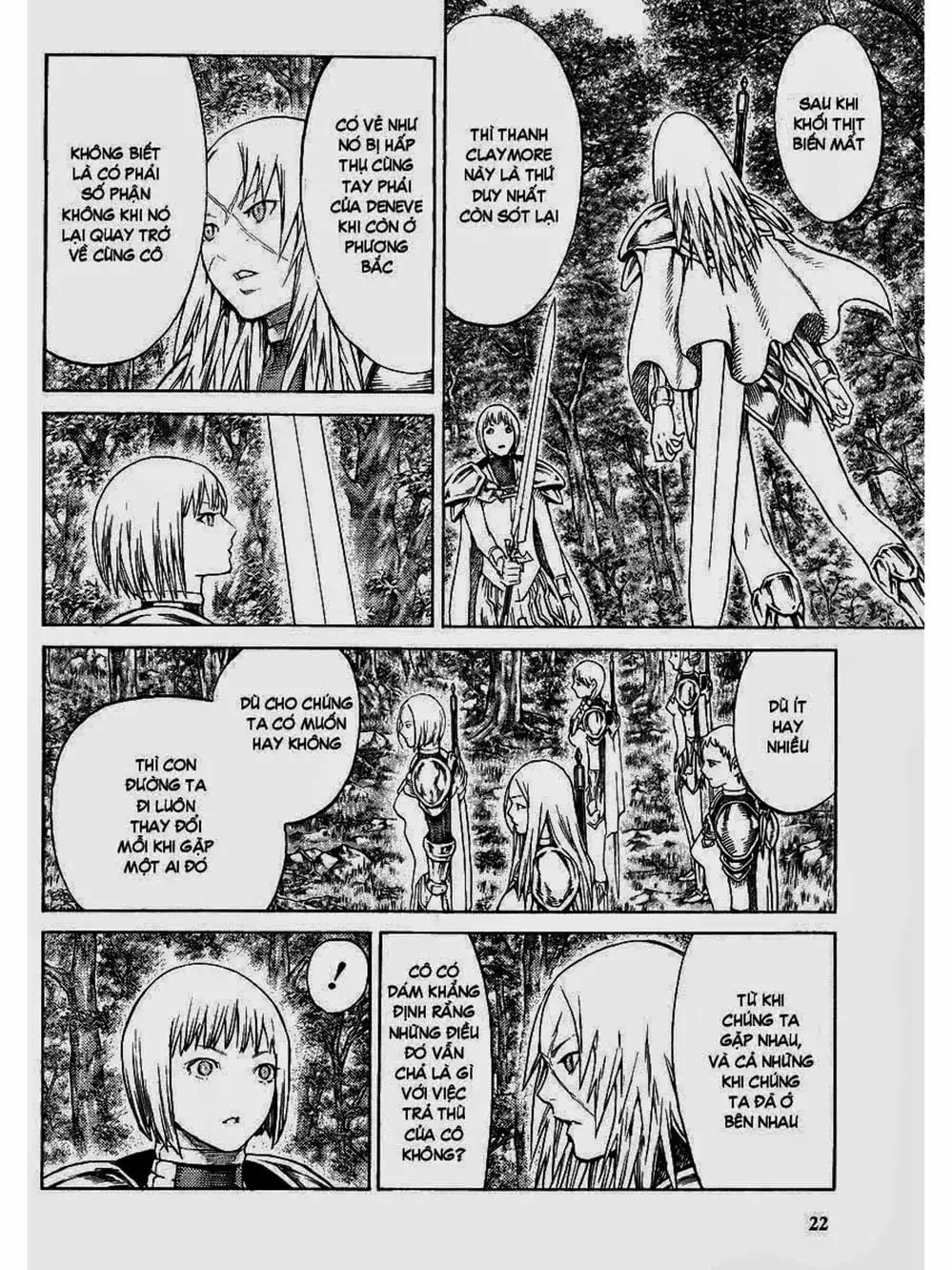Truyện Tranh Claymore Mắt Bạc trang 4