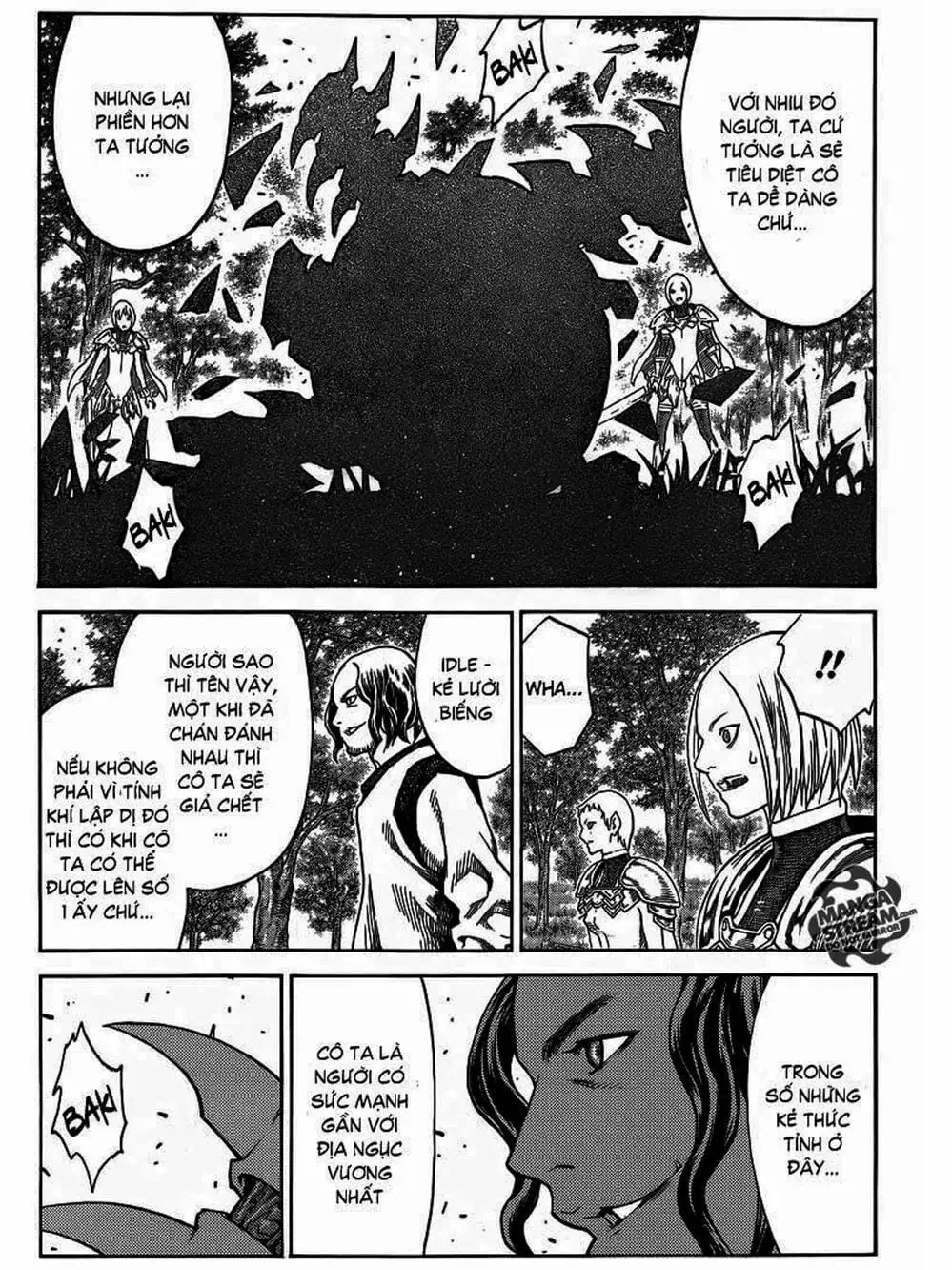 Truyện Tranh Claymore Mắt Bạc trang 4