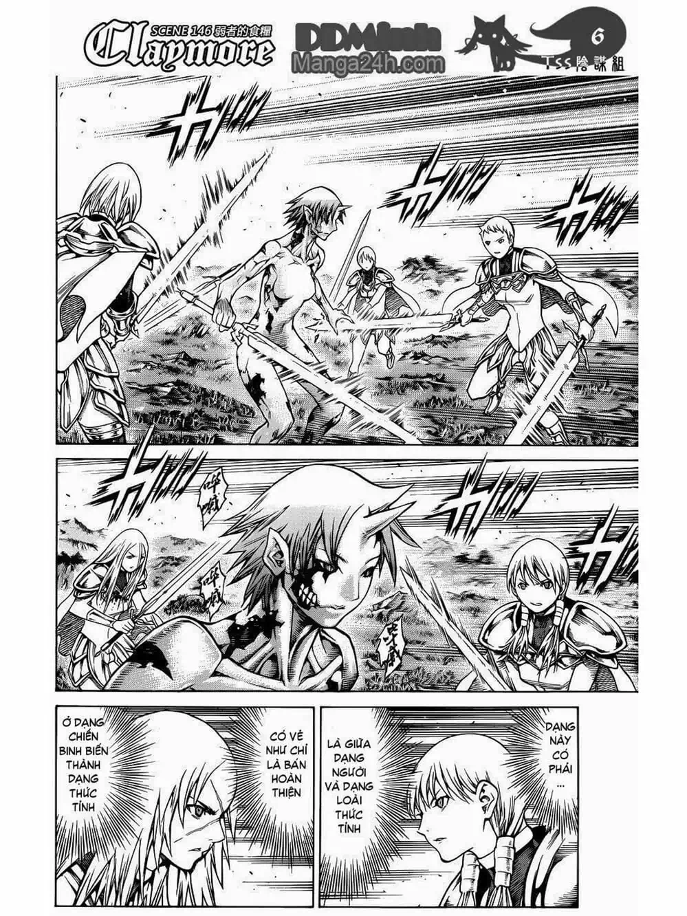 Truyện Tranh Claymore Mắt Bạc trang 4