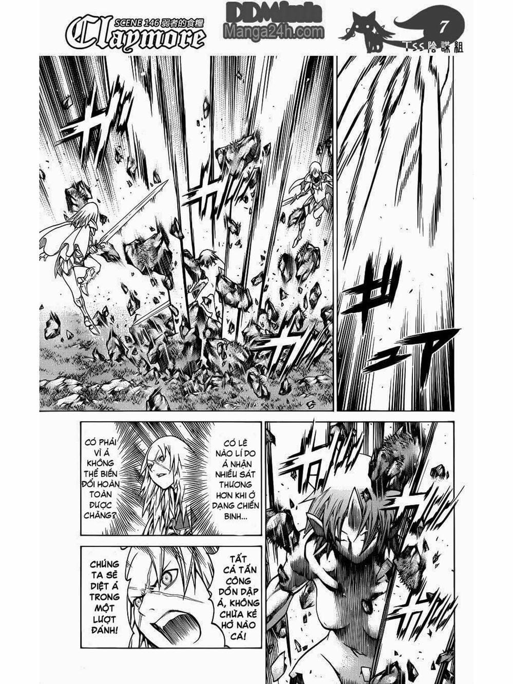 Truyện Tranh Claymore Mắt Bạc trang 4