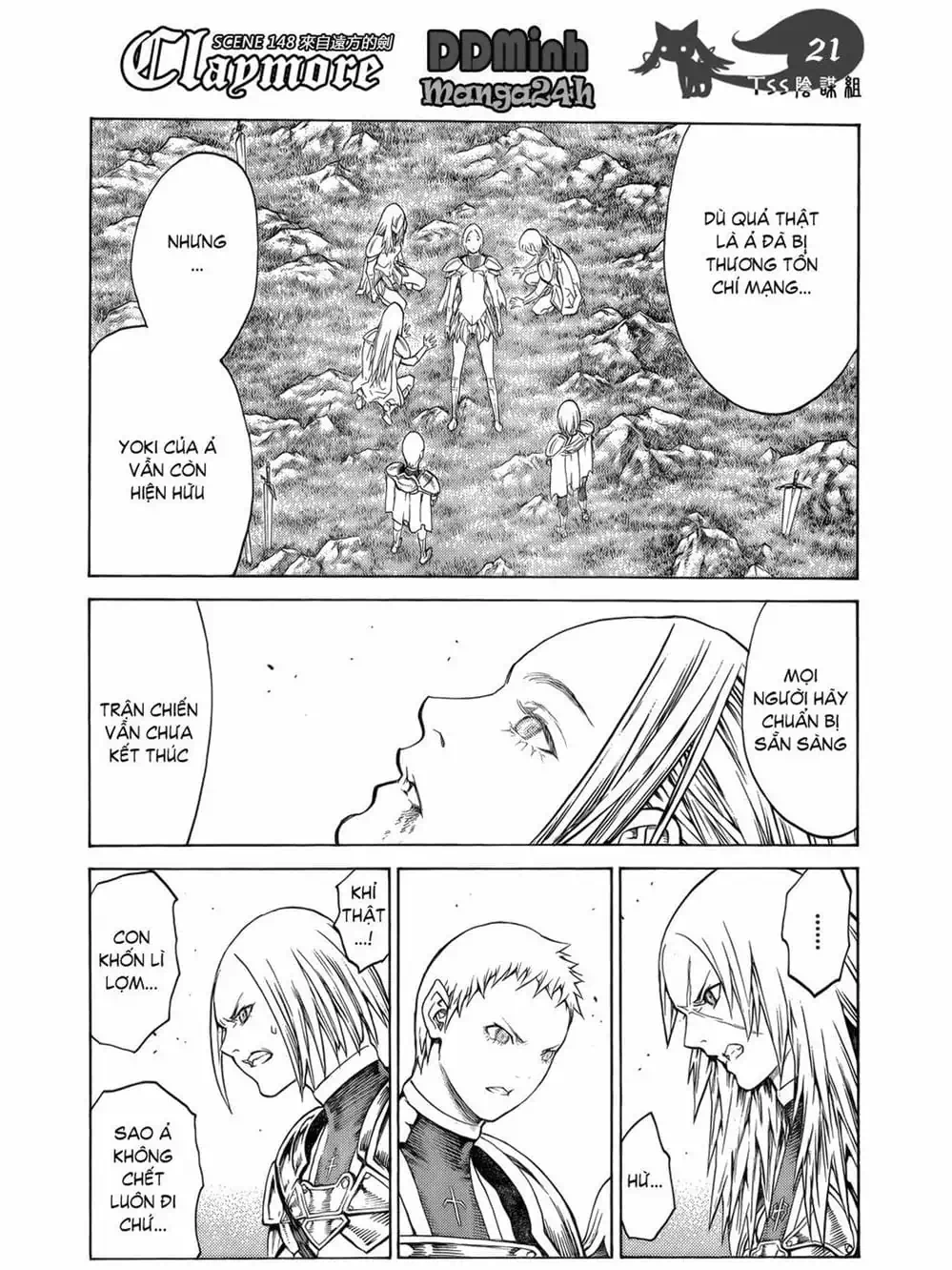 Truyện Tranh Claymore Mắt Bạc trang 4