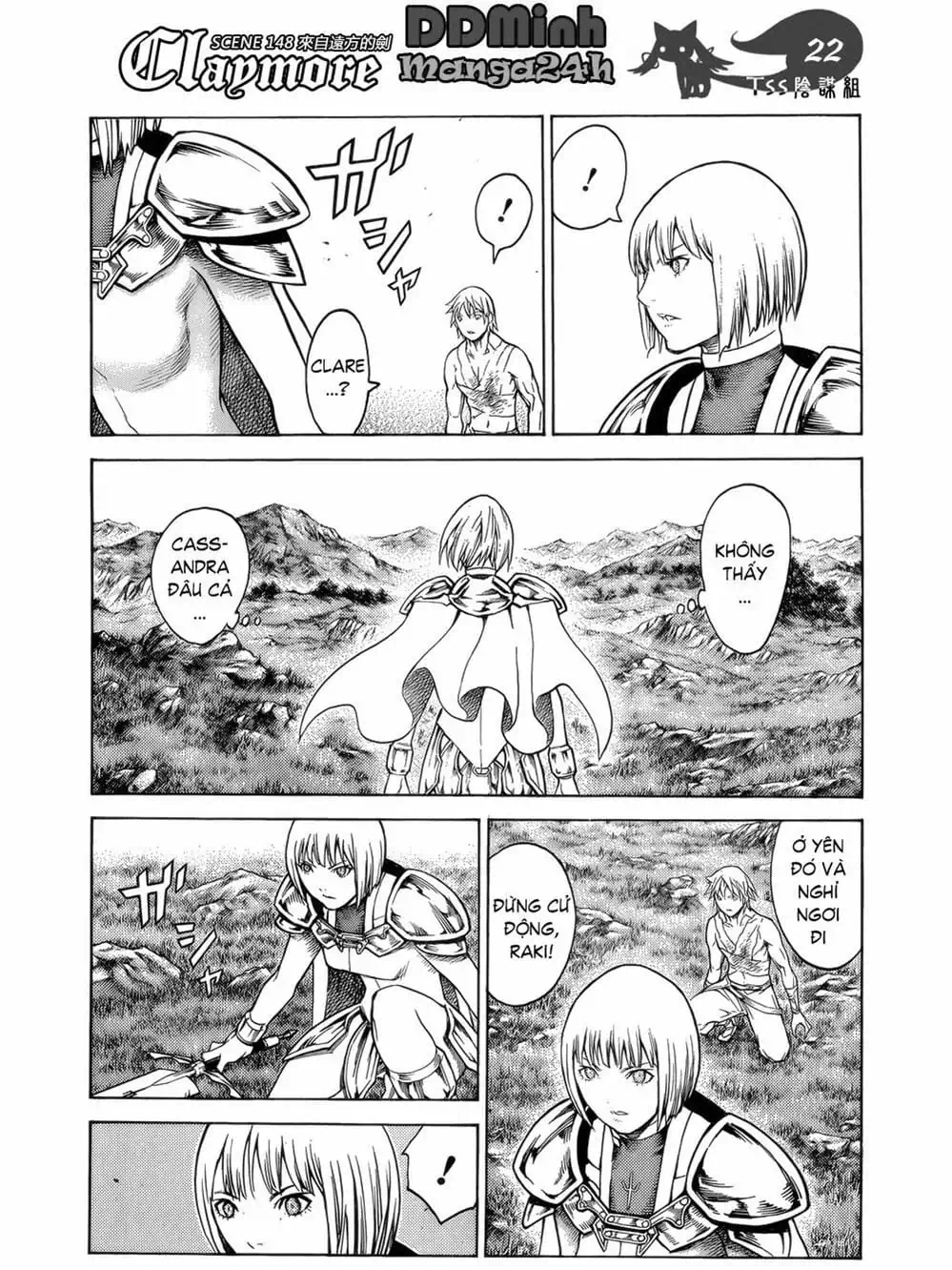 Truyện Tranh Claymore Mắt Bạc trang 4