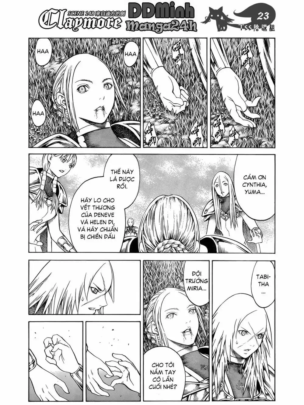 Truyện Tranh Claymore Mắt Bạc trang 4