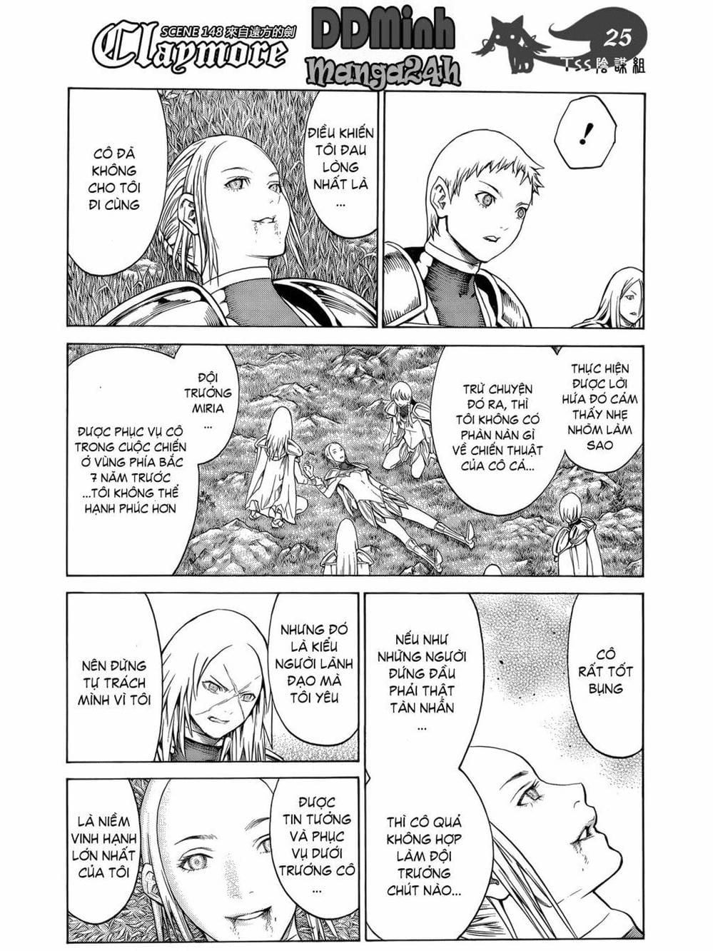 Truyện Tranh Claymore Mắt Bạc trang 4