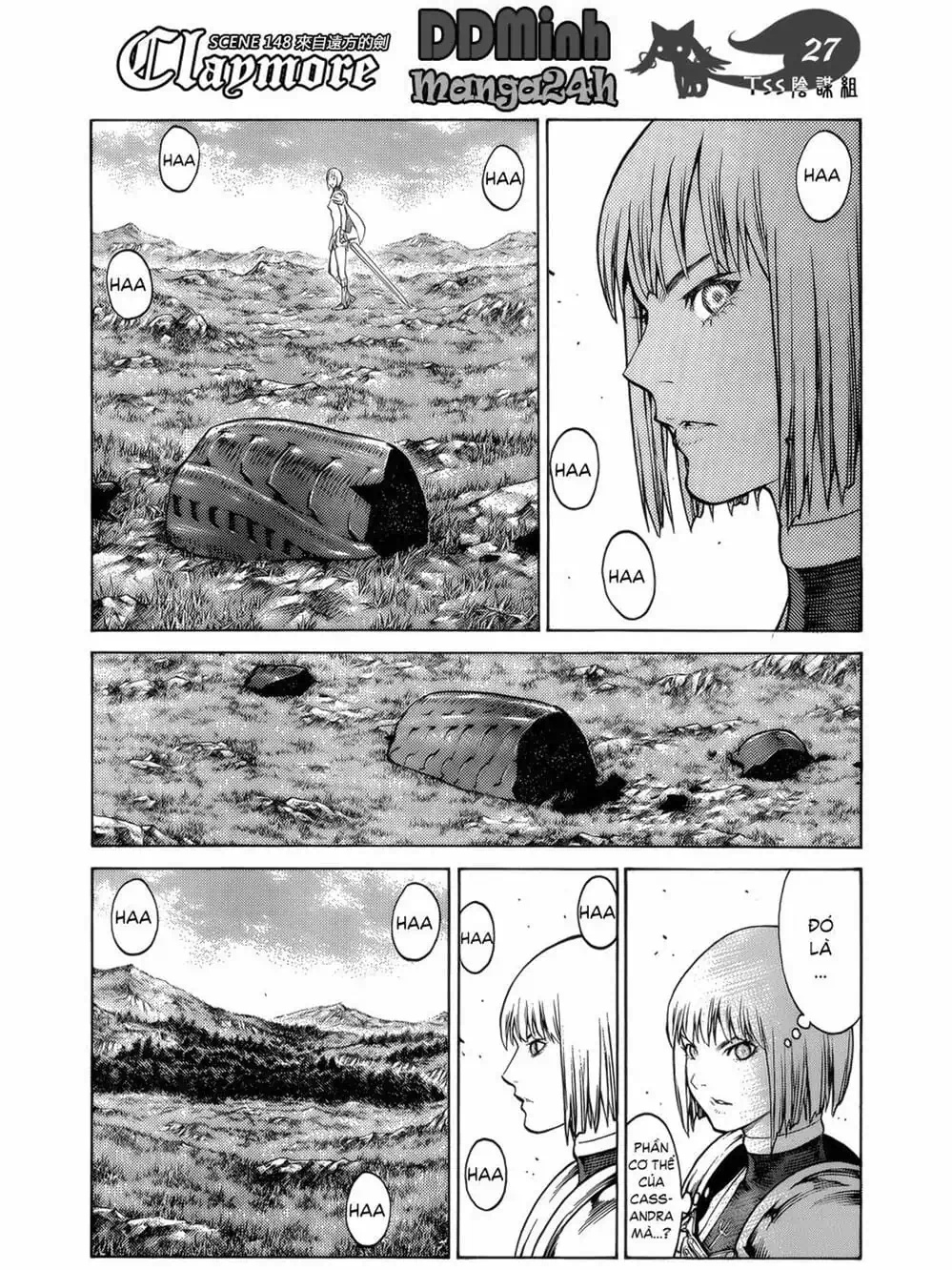 Truyện Tranh Claymore Mắt Bạc trang 4