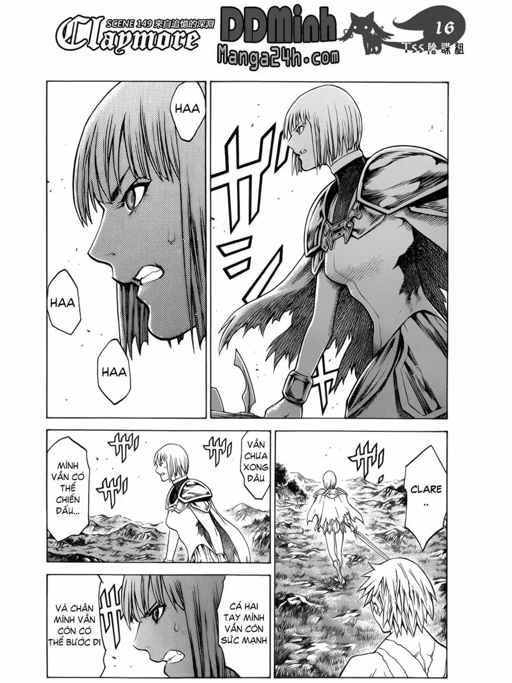 Truyện Tranh Claymore Mắt Bạc trang 4
