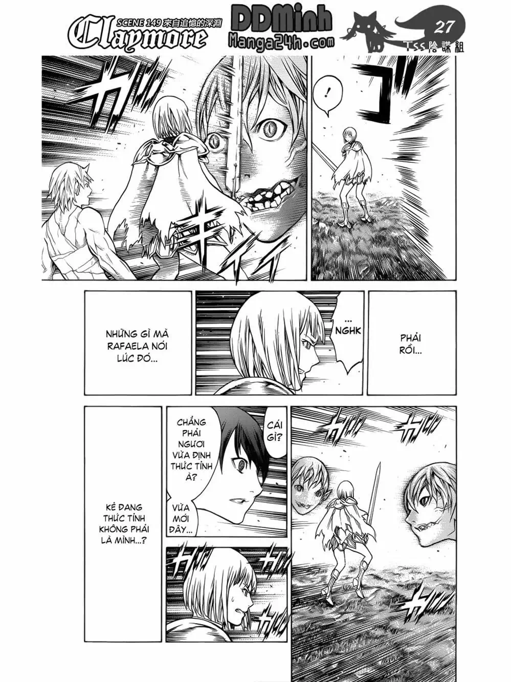 Truyện Tranh Claymore Mắt Bạc trang 4