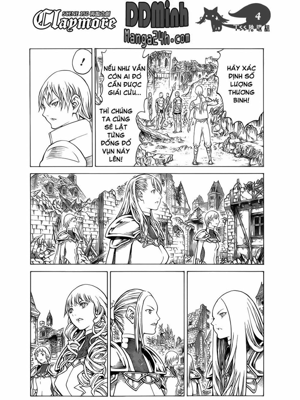 Truyện Tranh Claymore Mắt Bạc trang 4