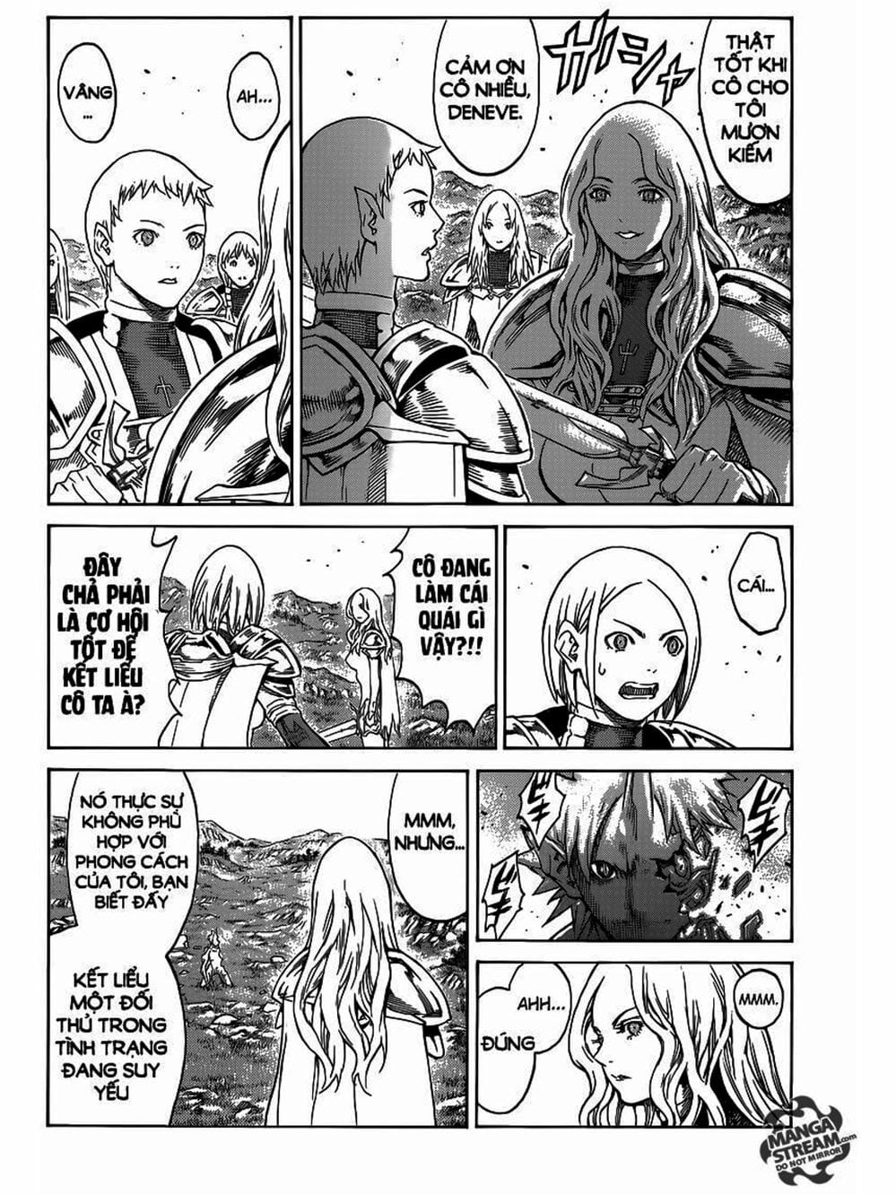 Truyện Tranh Claymore Mắt Bạc trang 4