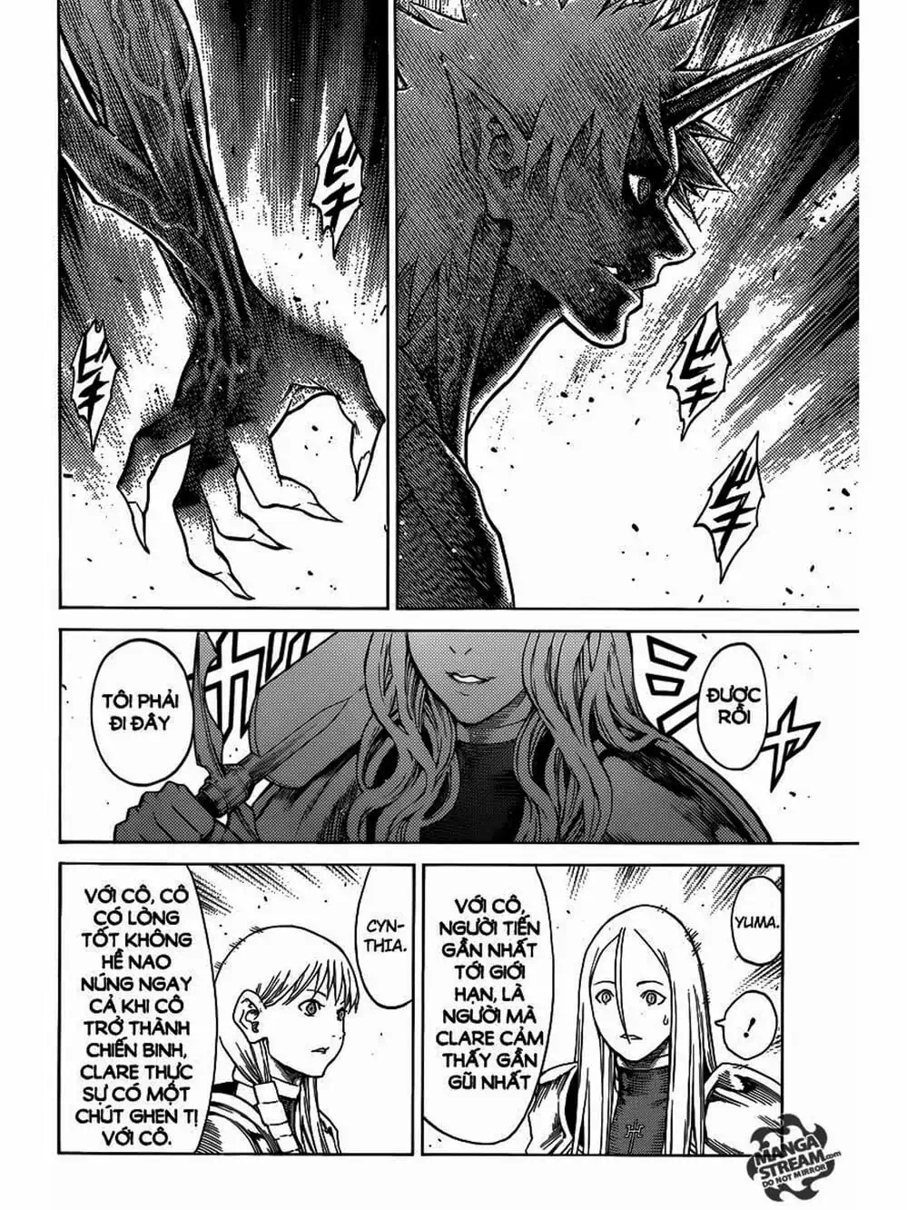 Truyện Tranh Claymore Mắt Bạc trang 4