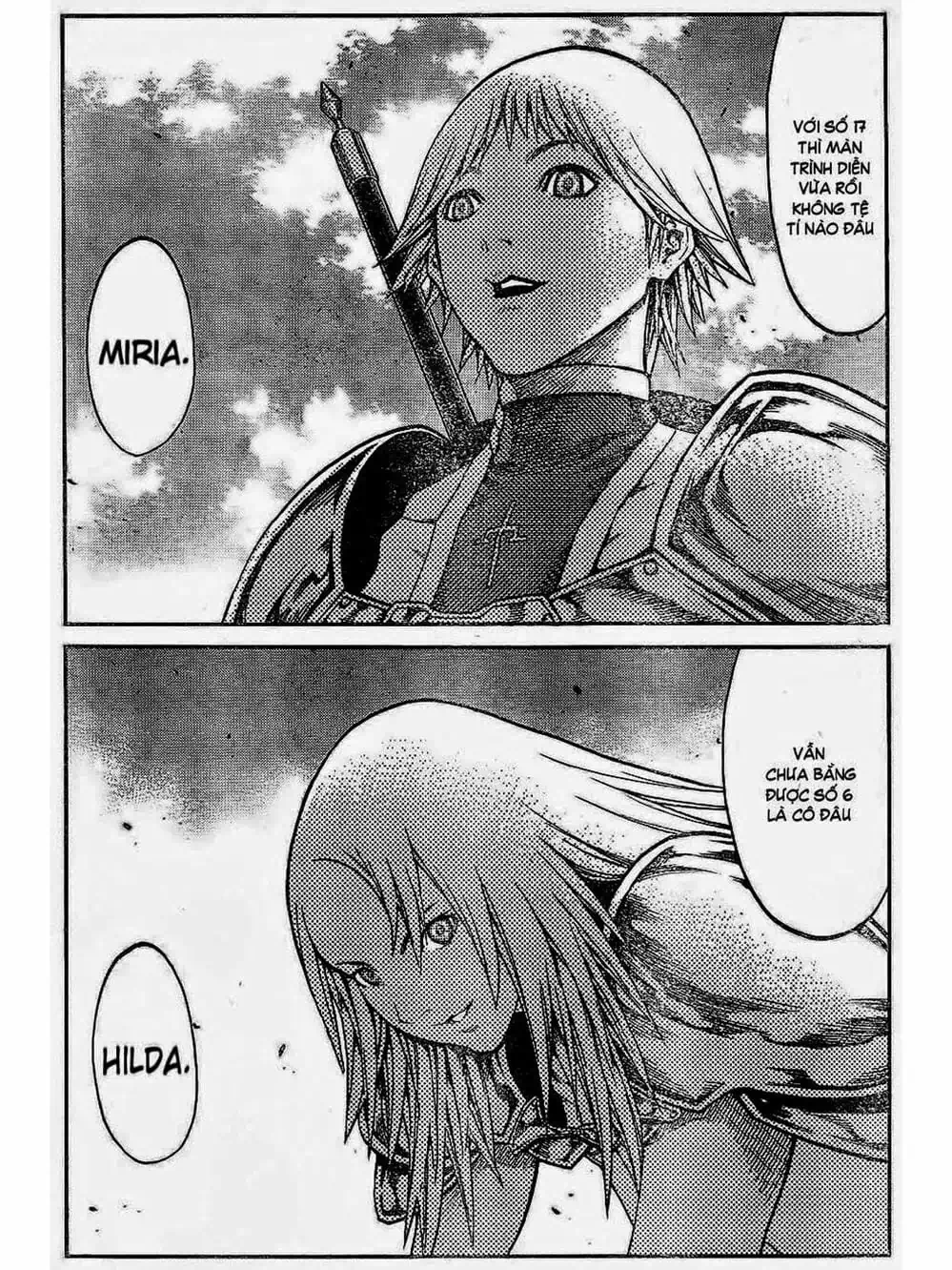 Truyện Tranh Claymore Mắt Bạc trang 4